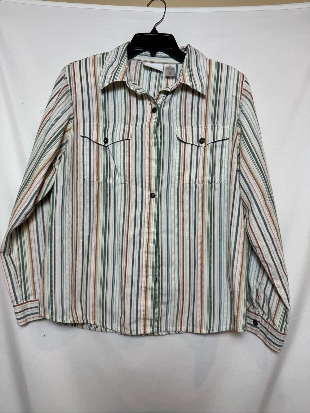 Alfred Dunner Stripped Button Up